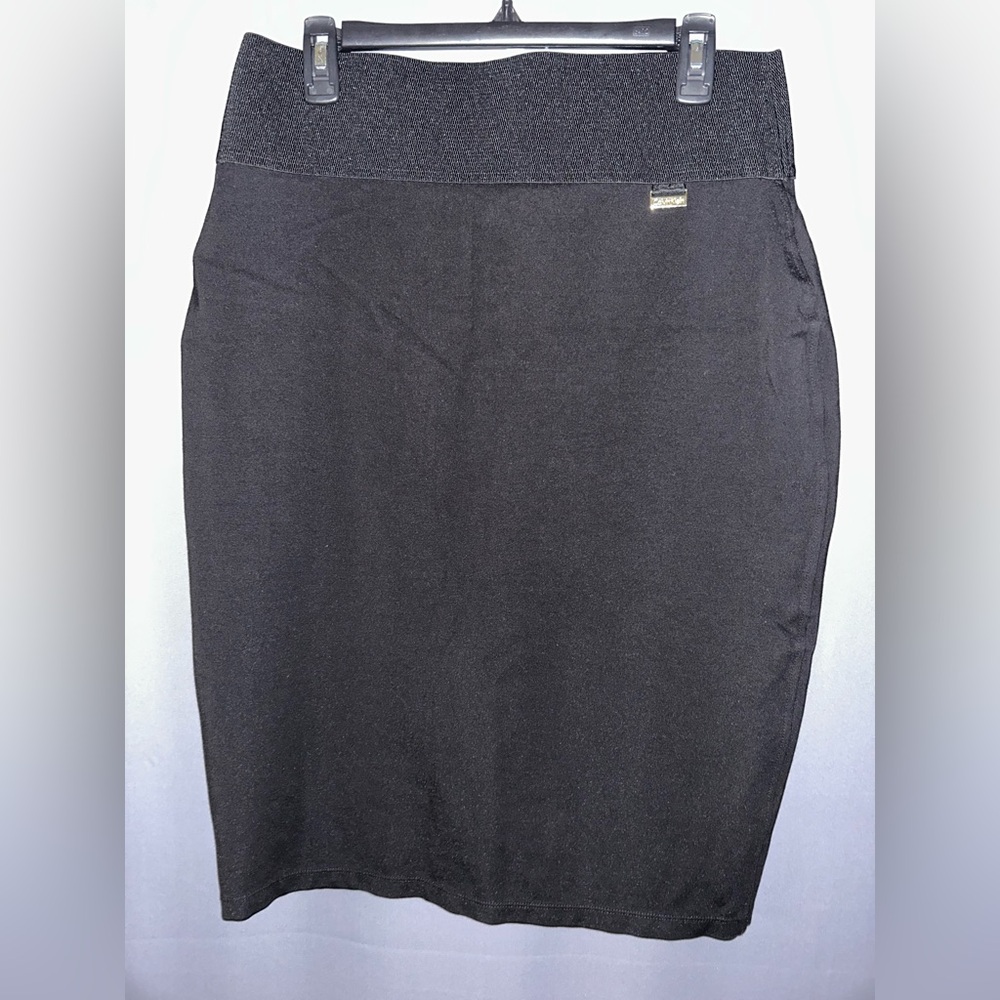 Calvin Klein Black Pencil Skirt Knee-Length Workwear